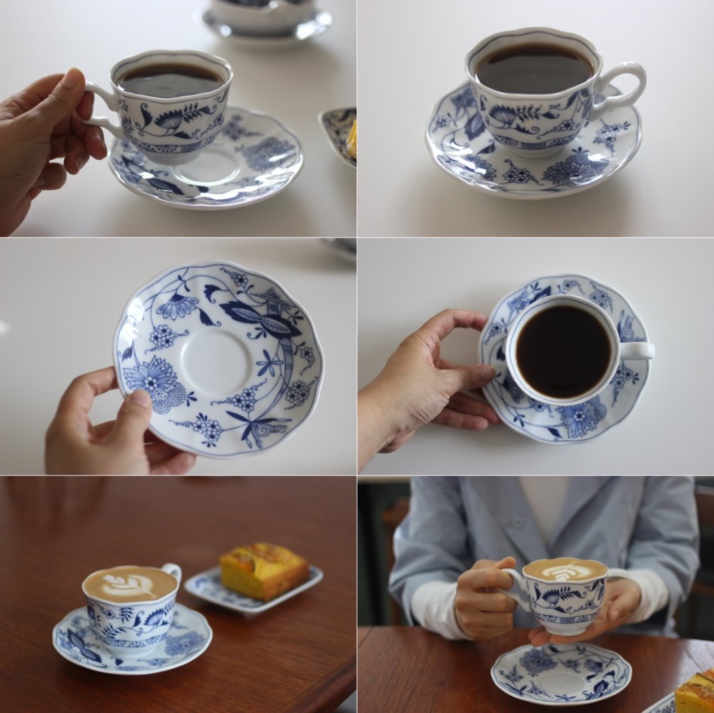 일본 블루로얄코펜 Elbe 커피잔,머그컵