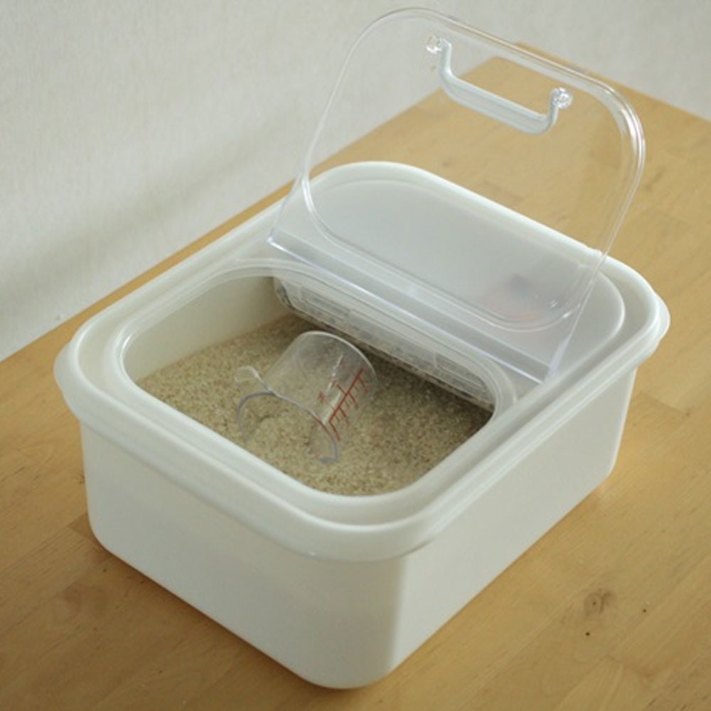일본 서랍속 노다스타일 핸들 쌀통-6키로