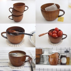 일본식 나무그릇 - 코지시리즈 우드머그컵(시리얼,차,죽등)