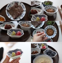 일본가정식 하사미 고리모양 토끼그릇